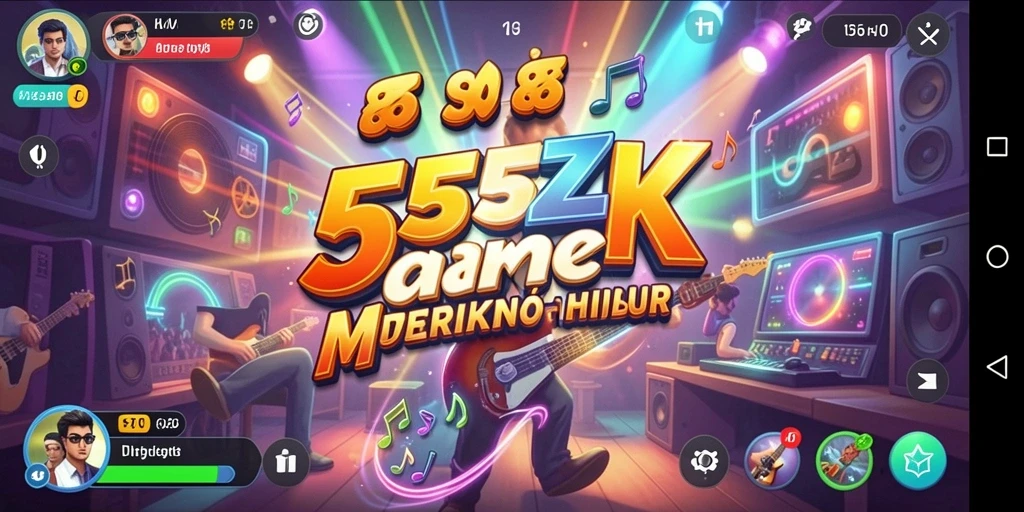 Tampilan screenshot gameplay 555ZK yang interaktif dan seru.