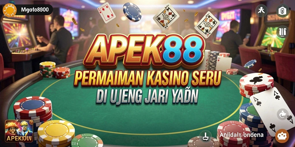 Screenshot gameplay APEK88 yang menampilkan keseruan permainan Kasino.