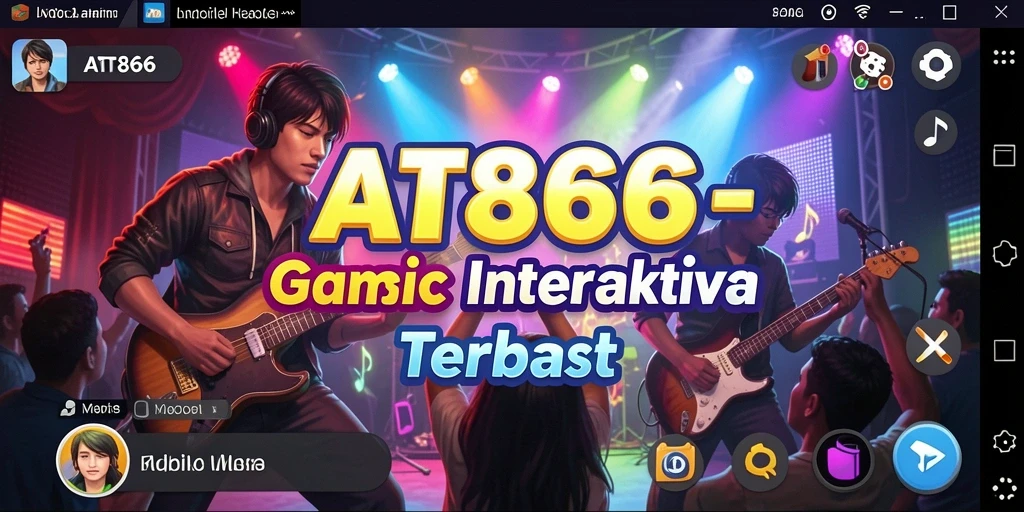 Tampilan gameplay AT866 yang penuh warna dan interaktif.