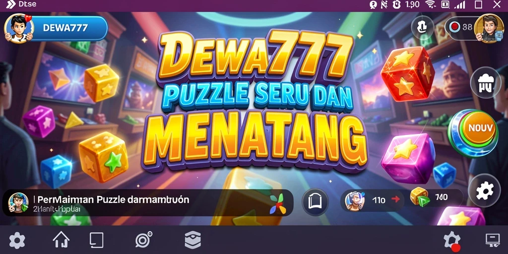 Tampilkan gameplay seru dari DEWA777 dengan berbagai puzzle yang menantang.