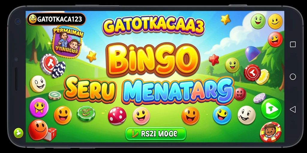 Screenshot GATOTKACA123 menampilkan gameplay Bingo yang seru dan interaktif.