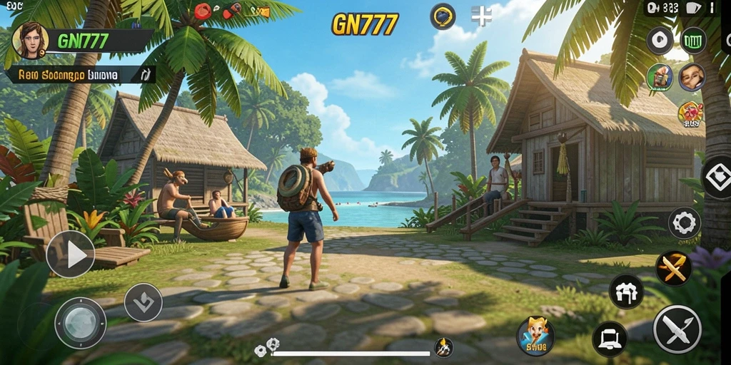 Screenshot menampilkan momen seru dalam gameplay GN777.