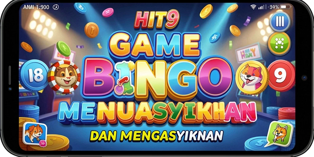Tampilan gameplay Bingo yang seru dan interaktif di HIT9.