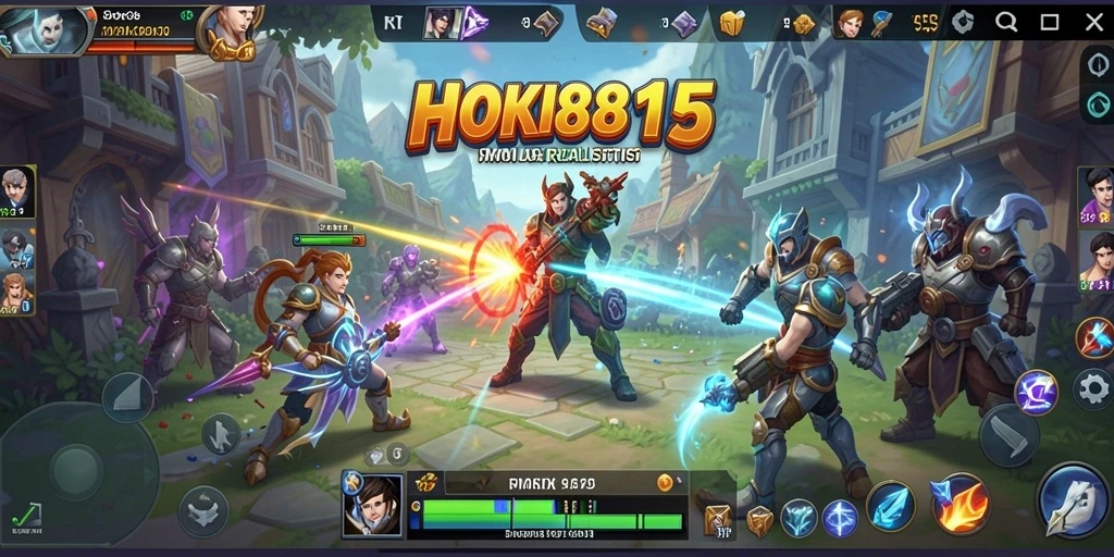 Tampilan menarik dari gameplay HOKI8815 yang interaktif dan realistis.