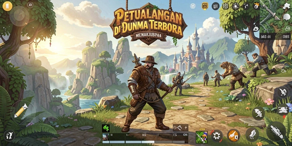 Tampilan gameplay yang memukau di dunia terbuka ID098.