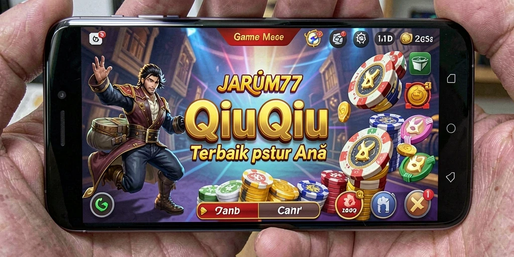 Tampilan menarik dari gameplay QiuQiu JARUM77.