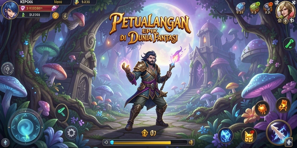 Tampilan gameplay yang menarik dan menegangkan di KEPO66.