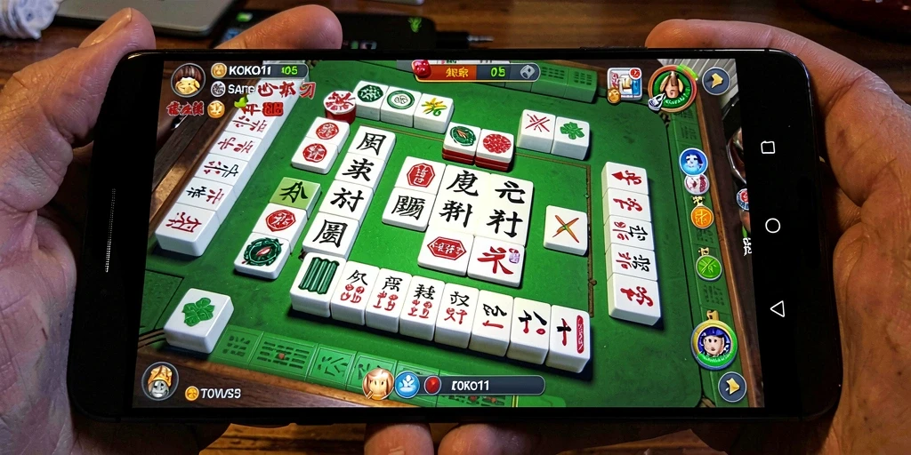 Screenshot KOKO11 menunjukkan pemain mencocokkan ubin Mahjong yang menarik.