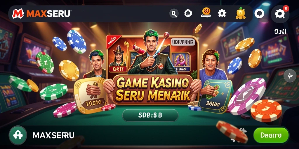 Tampilan gameplay menarik dari MAXSERU dengan grafis berkualitas tinggi.