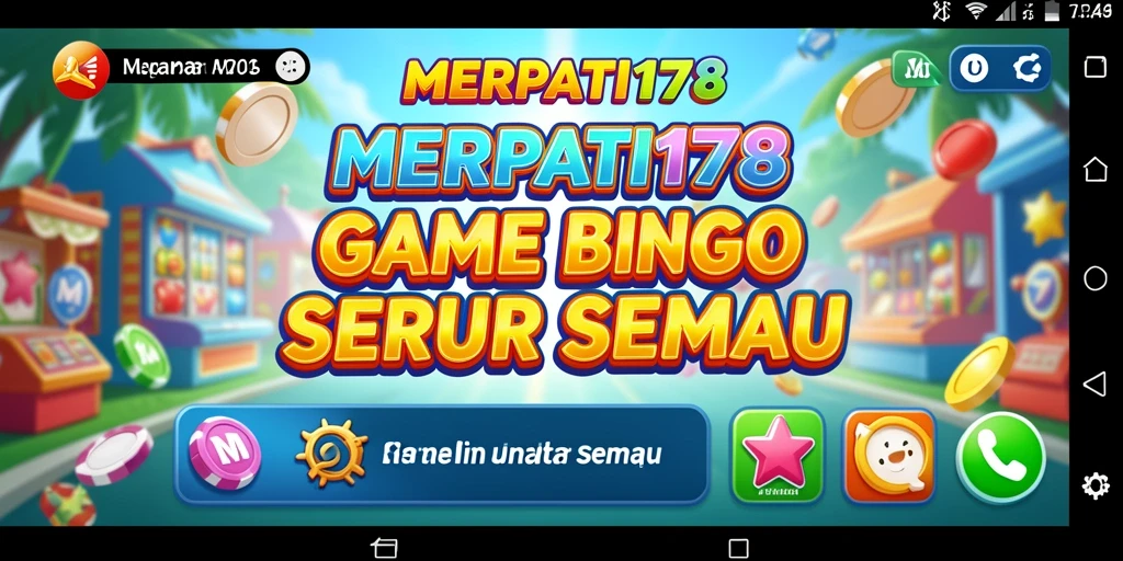 Tampilan gameplay Bingo di MERPATI178 yang mengasyikkan.