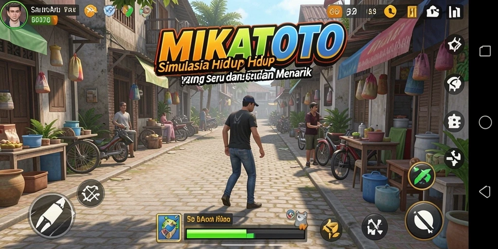 Tampilan gameplay MIKATOTO yang menarik dan interaktif.