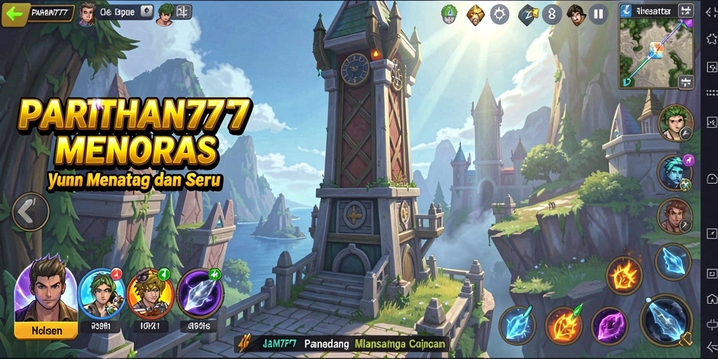 Tampilan gameplay Tower Defense yang mendebarkan dan strategis.