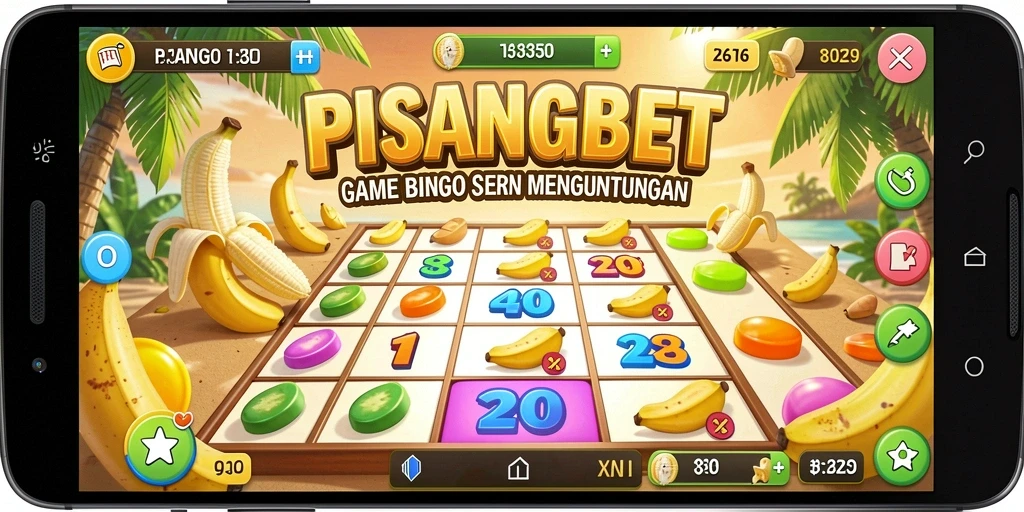 Tampilan seru gameplay Bingo di PISANGBET yang memikat.