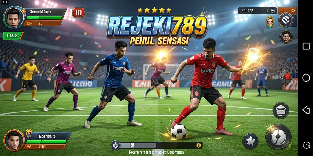 Tampilan gameplay yang menarik dan dinamis dari REJEKI789.