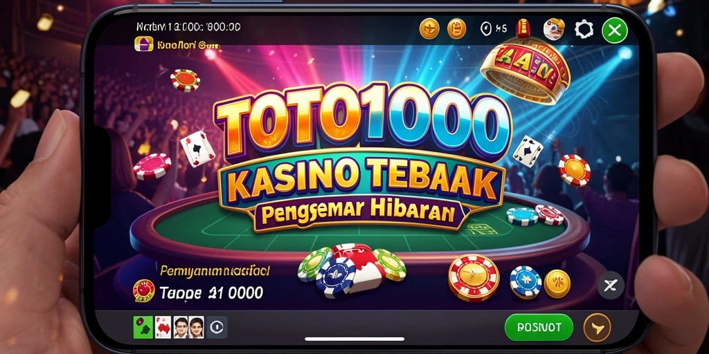Tampilan gameplay menarik dari TOTO1000 di aplikasi Kasino.