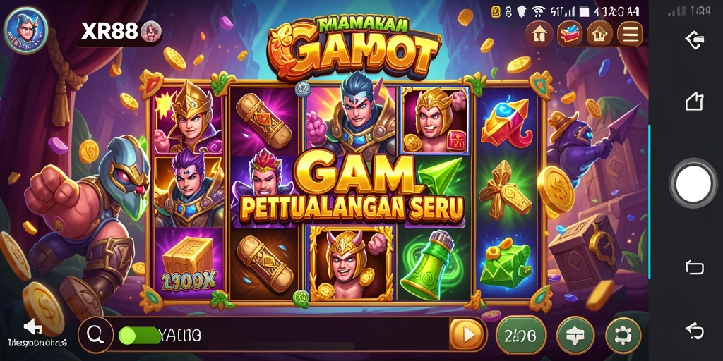 Tampilan gameplay Slot XR88 yang mengasyikkan dan menghibur.
